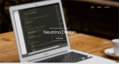 Desktop Screenshot of neutrinodesign.com